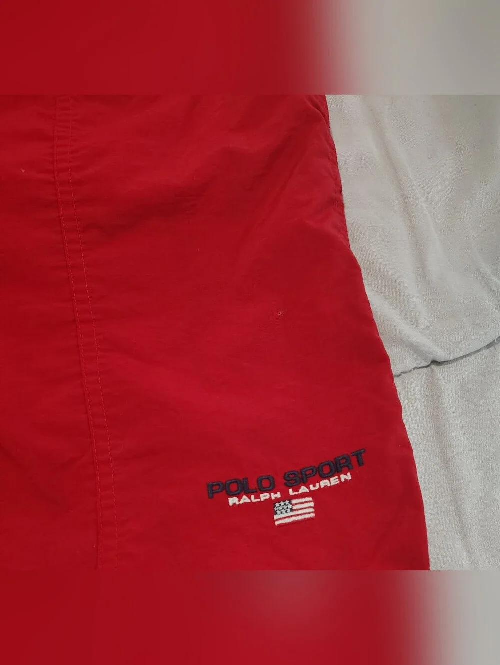 Polo by Ralph Lauren Red Men's Swim Shorts Polo Sport Size Medium